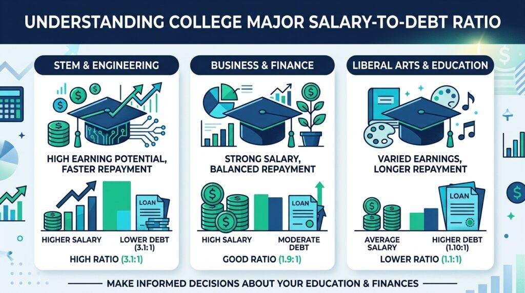 college major salary to debt ratio calculator