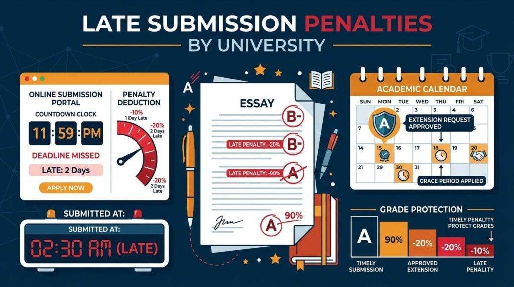 Late Submission Penalties by University