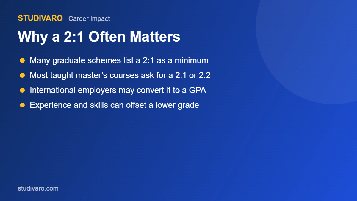 why uk degree classifications matter for jobs