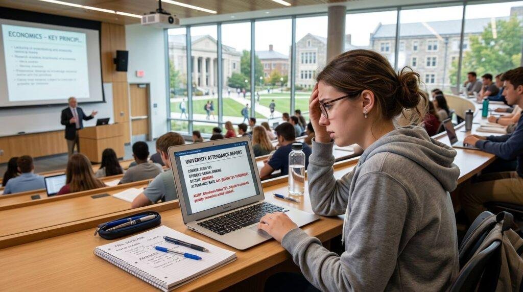College Attendance Below 75 Percent